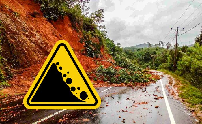 ප්‍රදේශ කිහිපයක නායයෑම් අනතුරු ඇඟවීම් යළිත් දීර්ඝ කෙරේ.