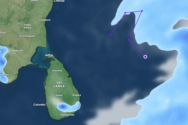 ඉදිරි පැය 24 දී අඩු පීඩන කලාපයේ ක්‍රියාකාරීත්වය
