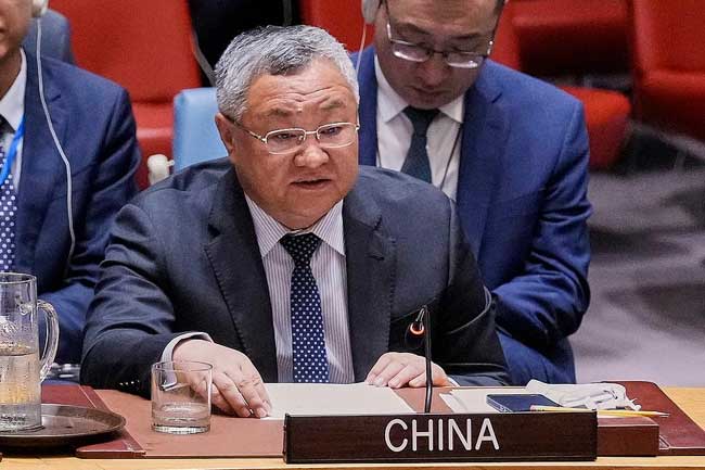 බලය අනිසි ලෙස භාවිතයට අවසර දිය නොහැකියි – චීනය ආරක්ෂක මණ්ඩලයේ දී අවධාරණය කරයි.